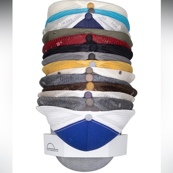 White Hat Rack Organizer - Picture 3 of 6